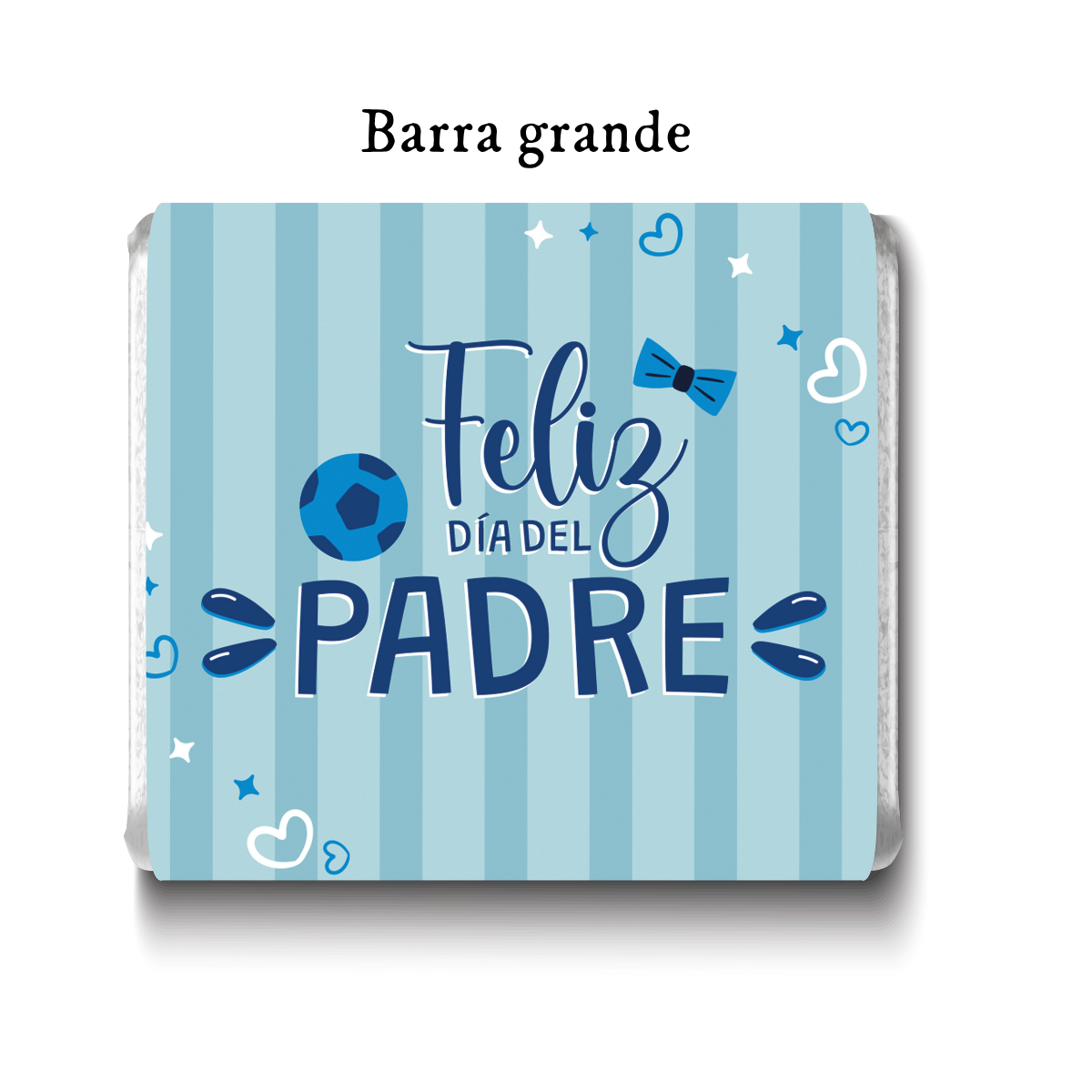 Barra de chocolates diseño personalizado para día del padre #DP001