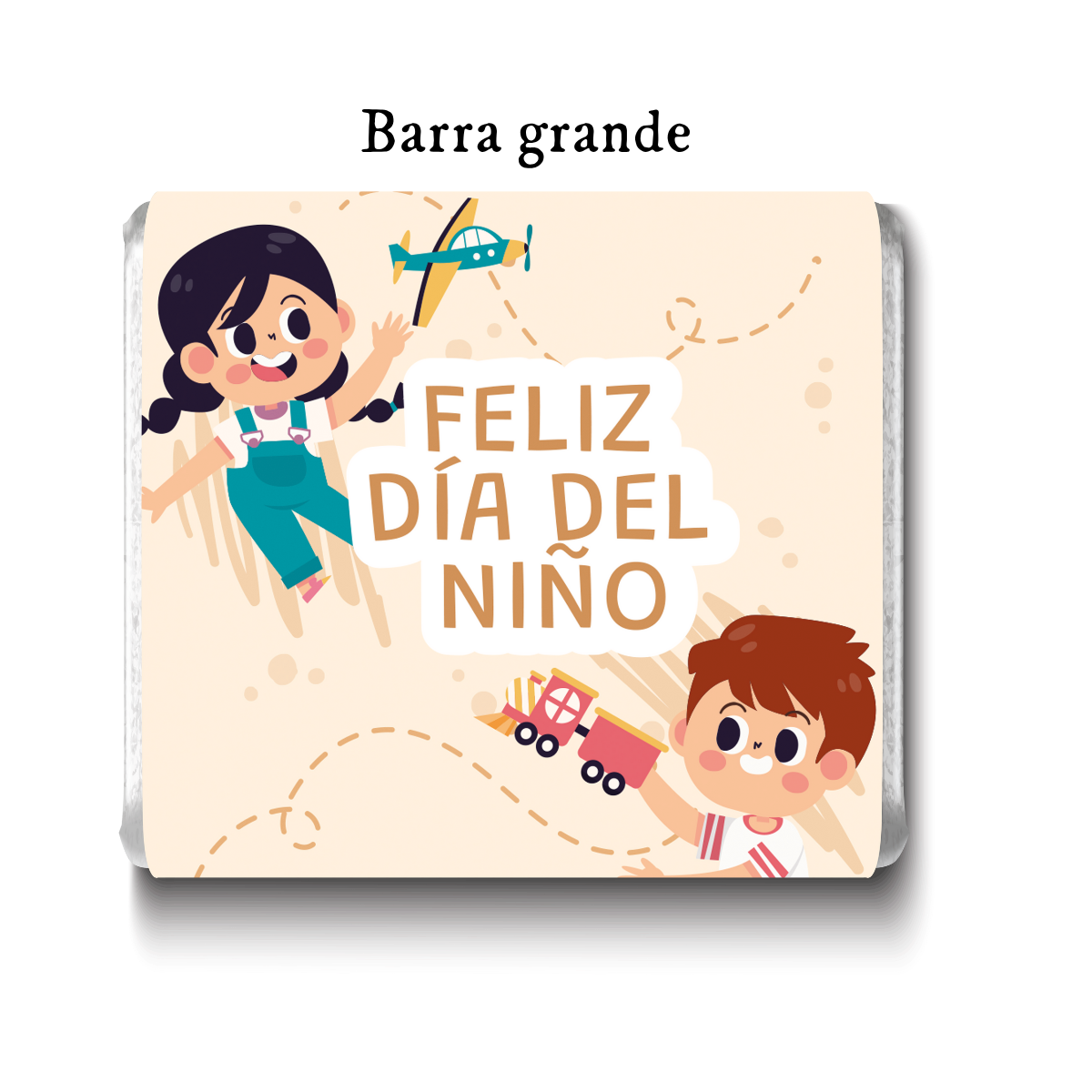 Barra de chocolates diseño personalizado para día del niño #DN003