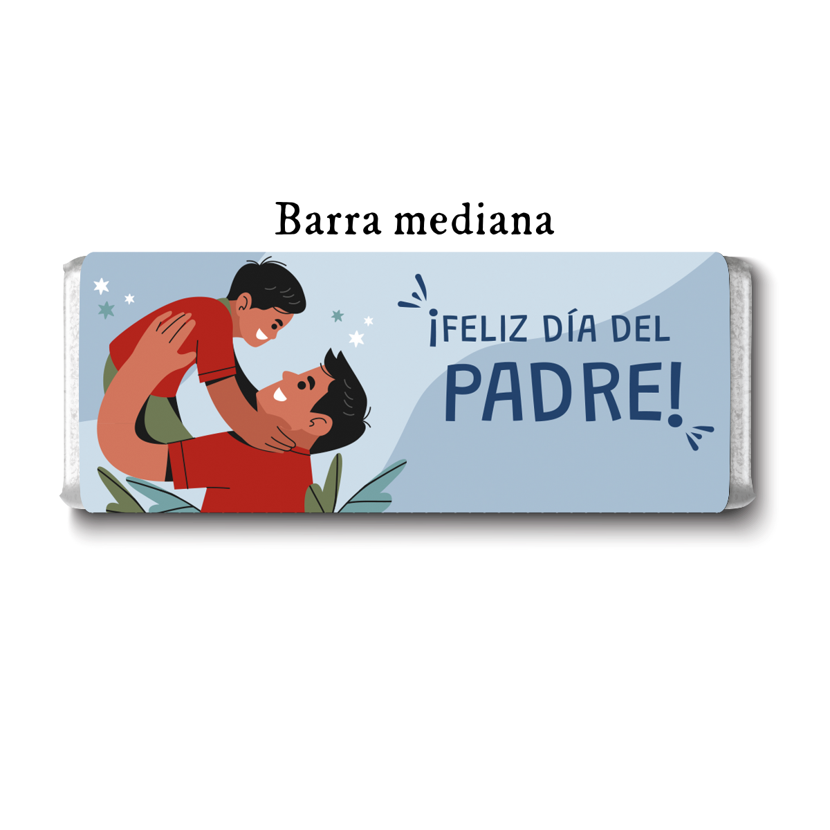 Barra de chocolates diseño personalizado para día del padre #DP002