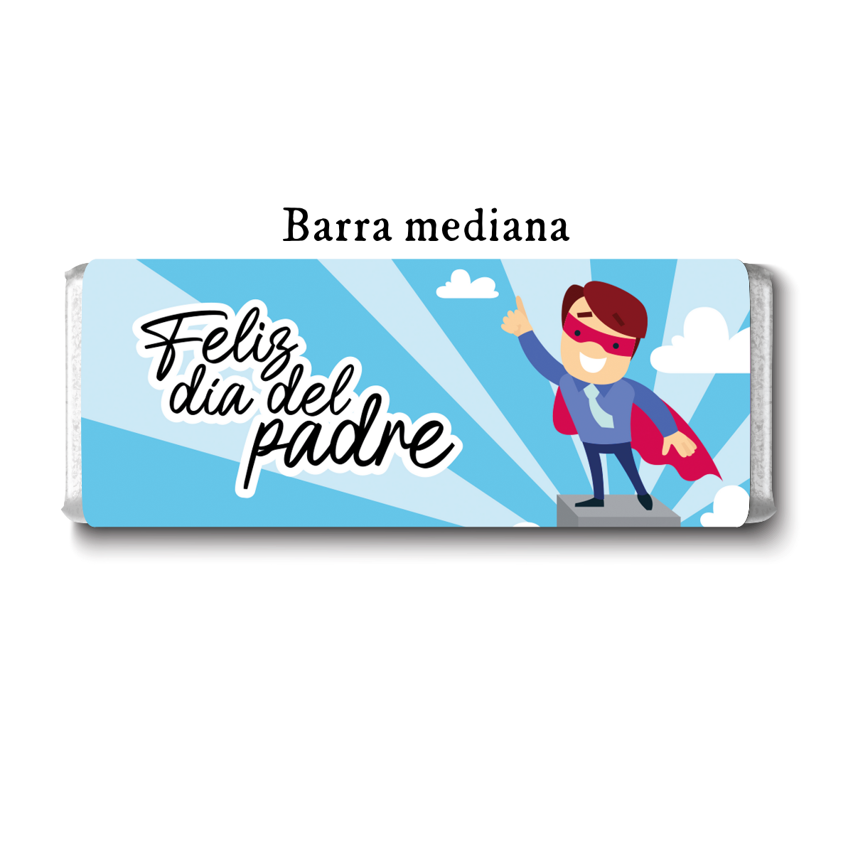 Barra de chocolates diseño personalizado para día del padre #DP003