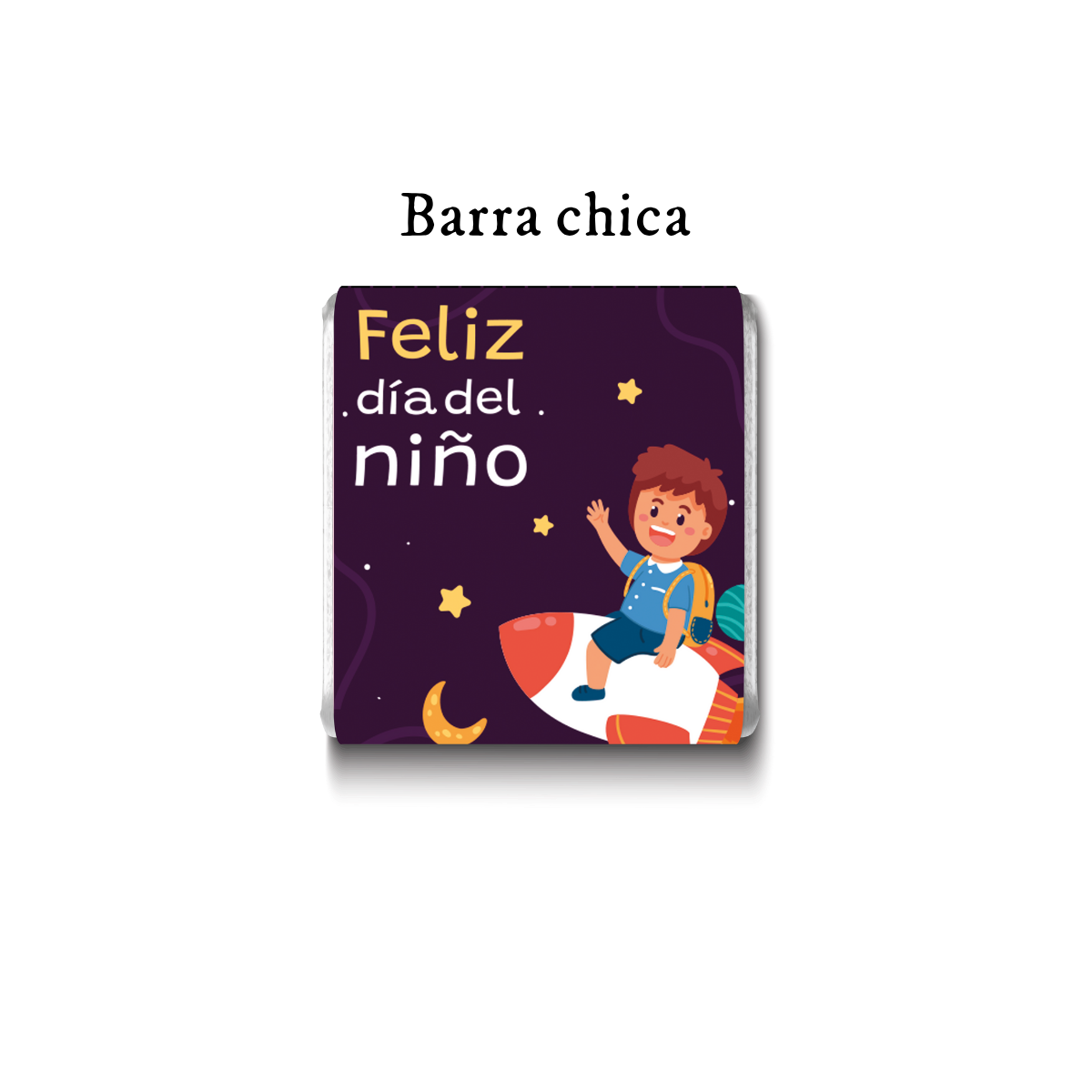 Barra de chocolates diseño personalizado para día del niño #DN001