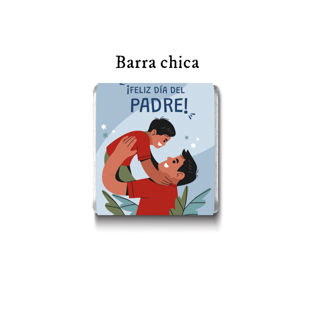 Barra de chocolates diseño personalizado para día del padre #DP002