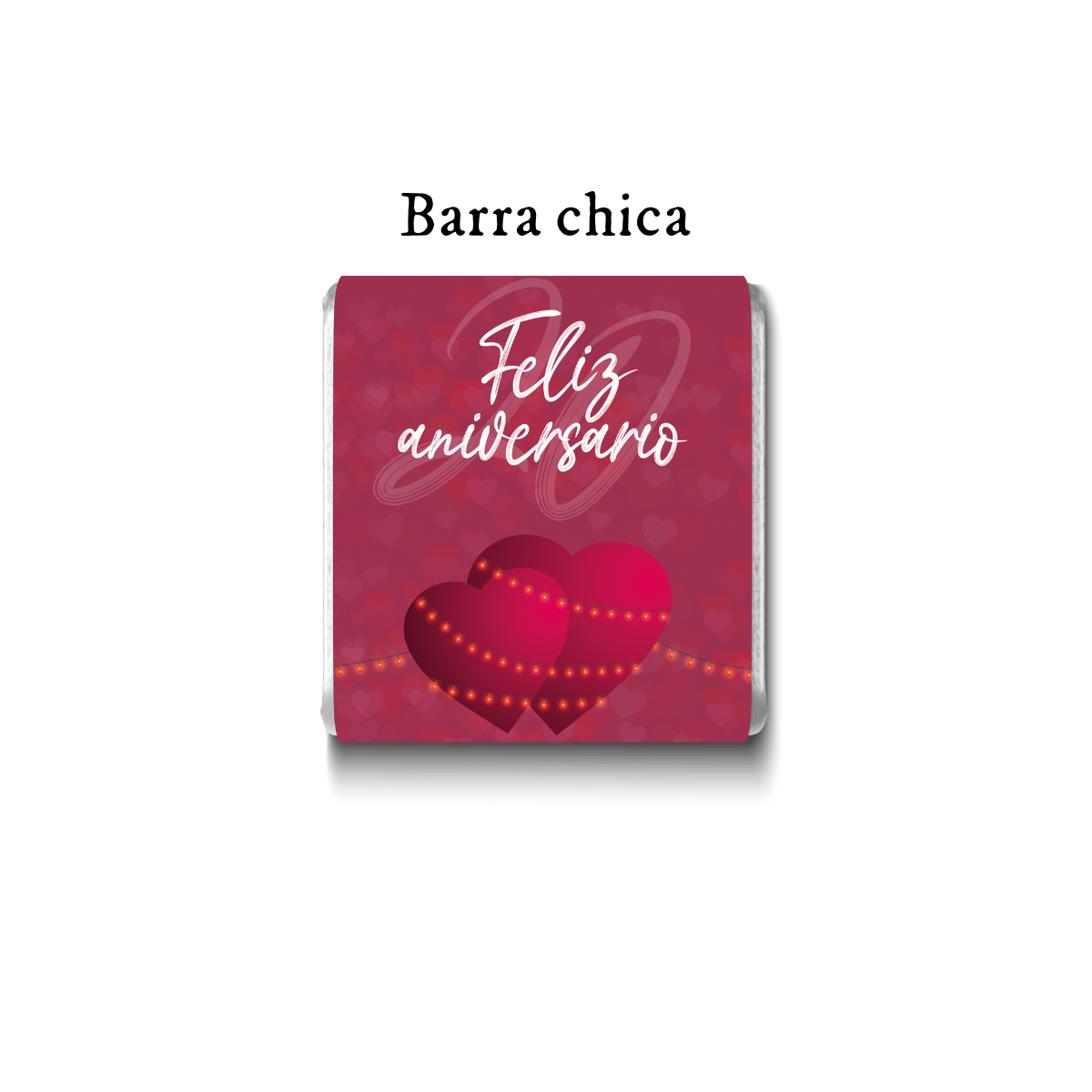 Barra de chocolates diseño personalizado para aniversario #AV002