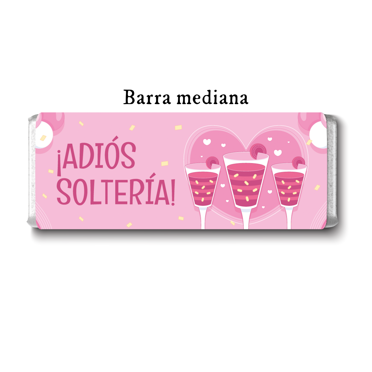Barra de chocolates diseño personalizado para despedida de soltera #DS004