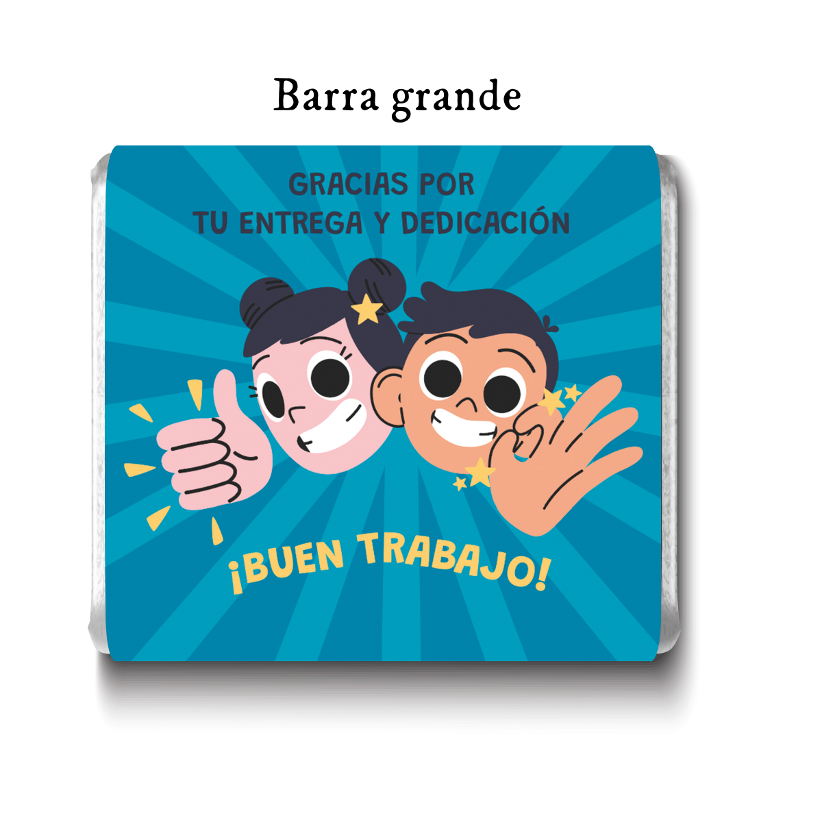 Barra de chocolates diseño personalizado para eventos corporativos #CP002