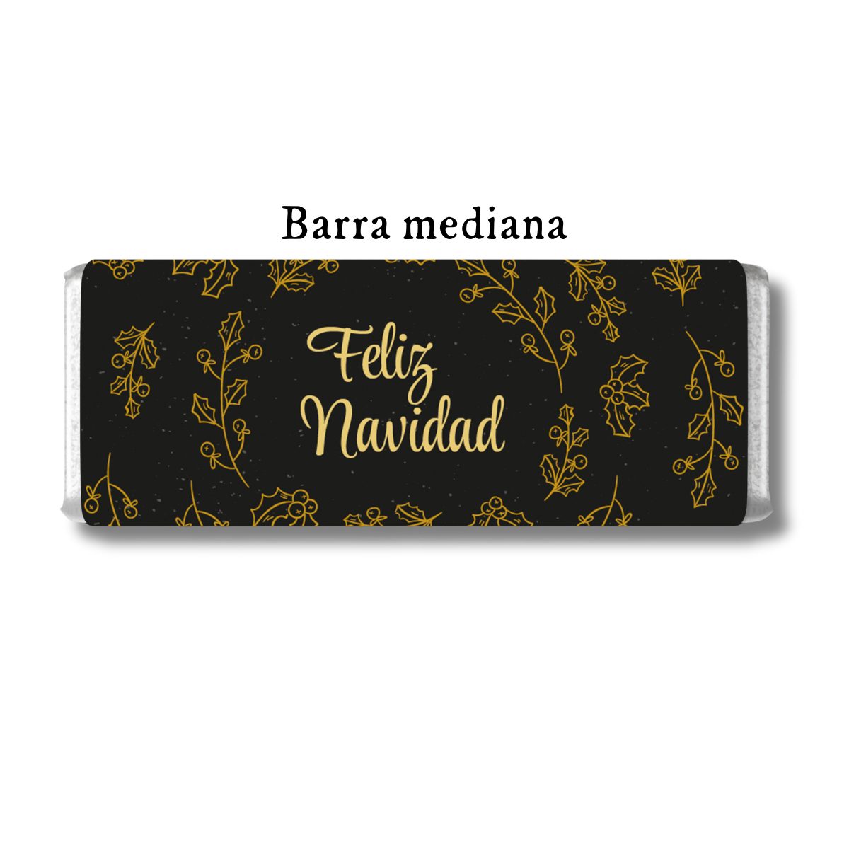 Barra de chocolate con diseño personalizado para Navidad #NV005