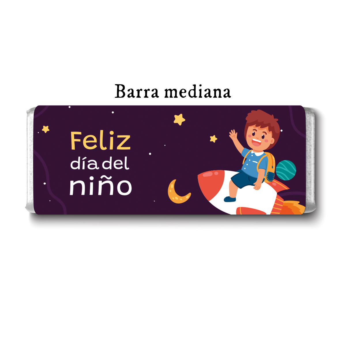 Barra de chocolates diseño personalizado para día del niño #DN001
