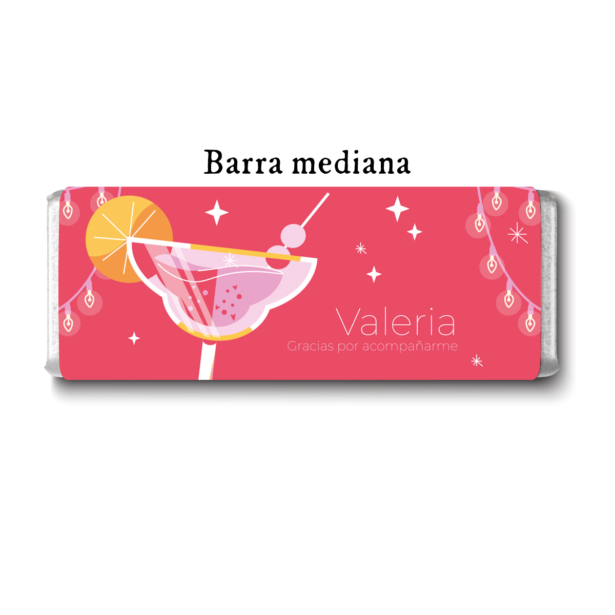 Barra de chocolates diseño personalizado para despedida de soltera #DS003