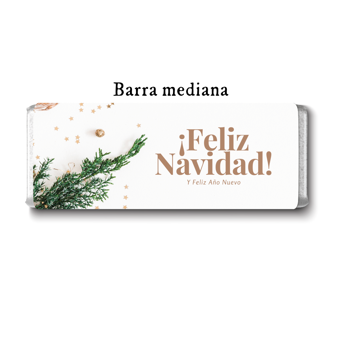 Barra de chocolate con diseño personalizado para Navidad #NV018