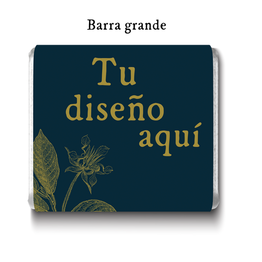 Barra de chocolates diseño personalizado #PS000
